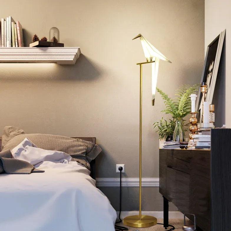Lampadar modern cu design de cocor pentru sufragerie | livraina