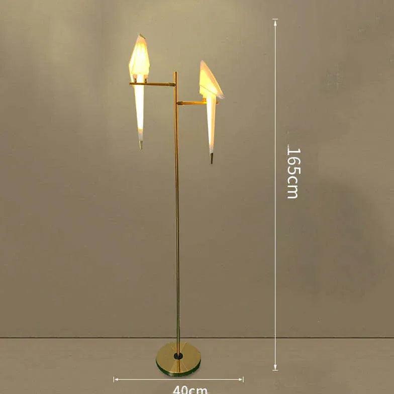 Lampadar modern cu design de cocor pentru sufragerie | livraina