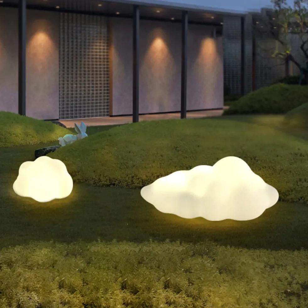 LED-Außenleuchte im Wolken-Gras-Design für den Außenbereich | livraina