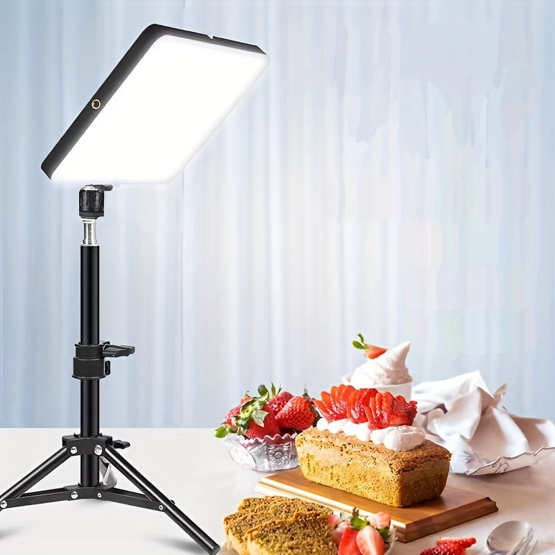 מנורת סטודיו לצילום LED - חצובה מתכווננת מאלומיניום