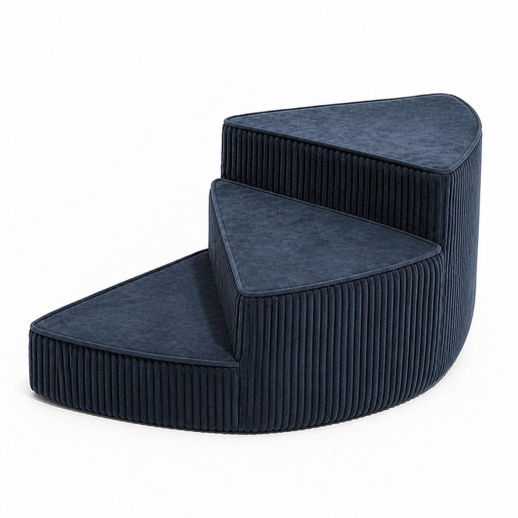 Orthopedic Non-Slip Foam Dog Stairs (Space-Saving) | livraina