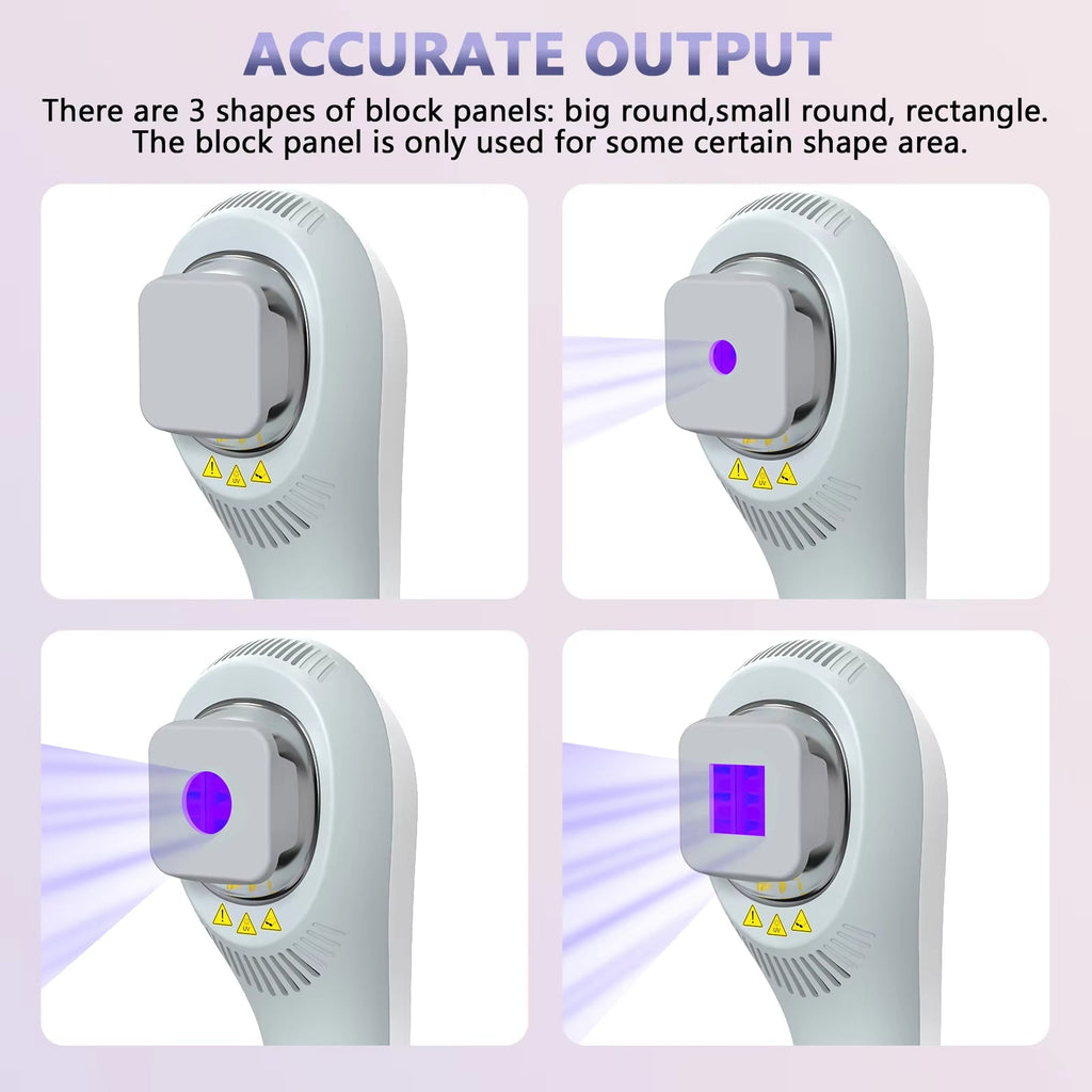 Lampada per fototerapia UVB 308 Nm — 3-in-1 per viso, collo e arti