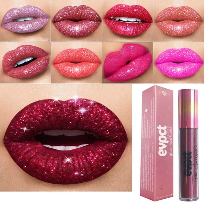 Aurora Lip Wasserfester Glitzer-Lippenstift — Strahlender, lang anhaltender Glanz