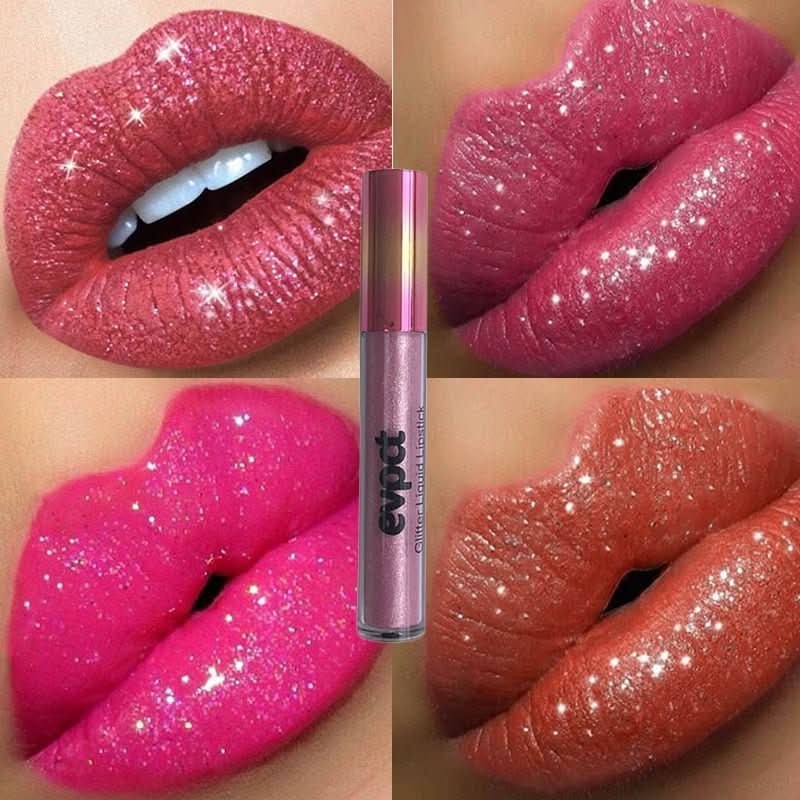 Aurora Lip Wasserfester Glitzer-Lippenstift — Strahlender, lang anhaltender Glanz