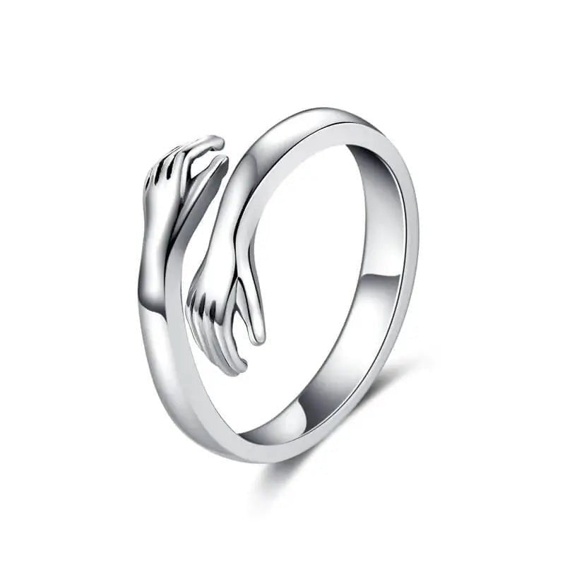 NovaForge Hug Ring — Stainless Steel, Gold or Silver Finish