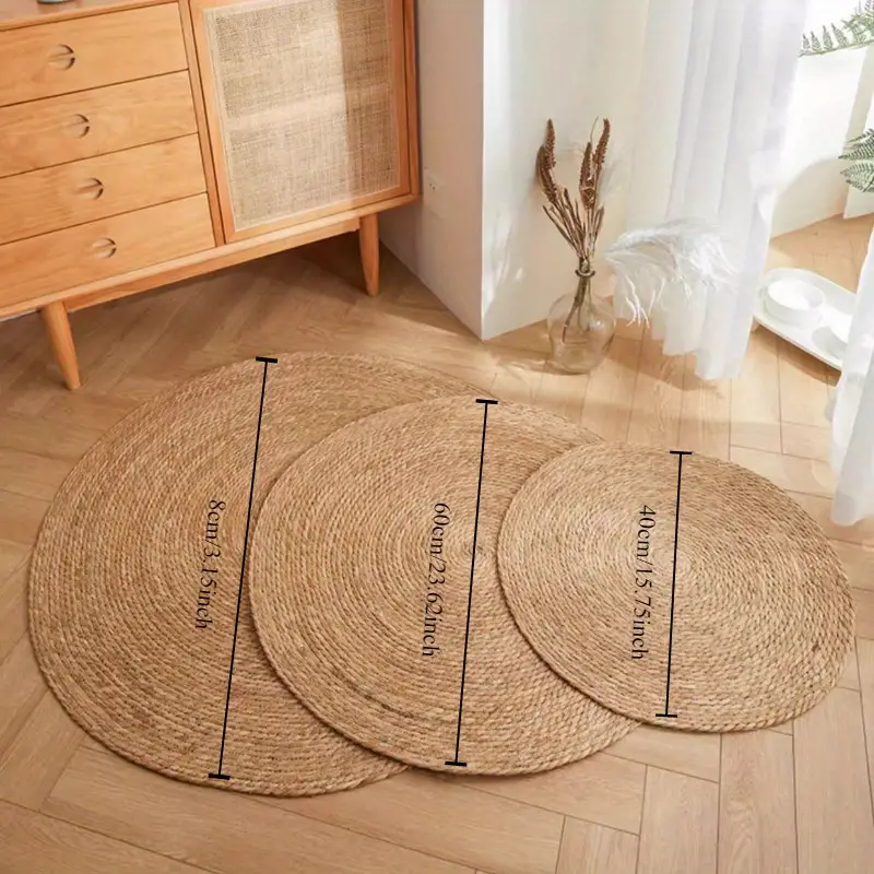 Naturlig og slitesterk klorematte i jute for katter – flettet design | livraina