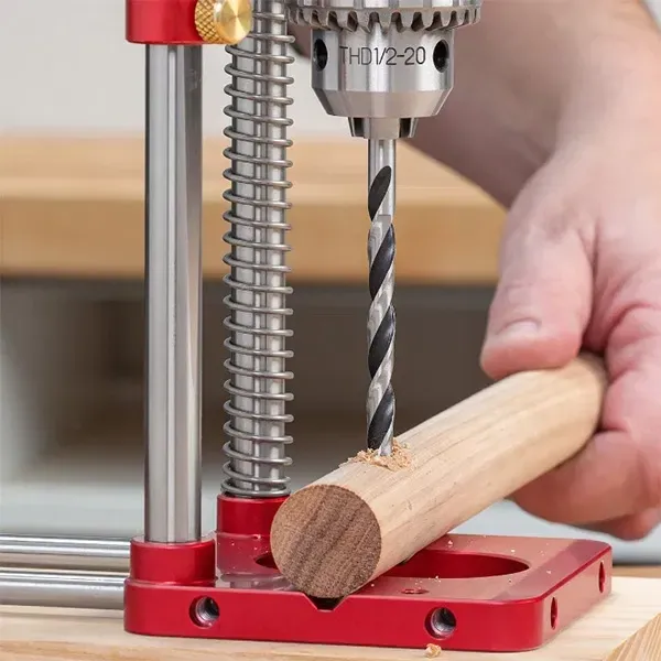 Localizador de taladros para carpintería con vástago hexagonal de 1/4 de pulgada