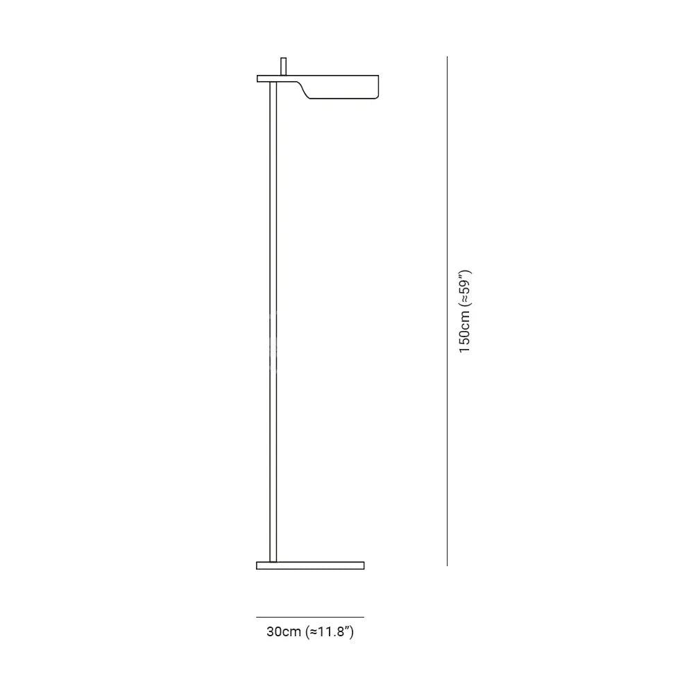 Lampadar LED modern negru, cu protecție pentru ochi | livraina