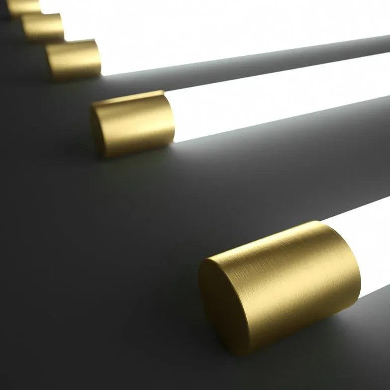 Elektropläterad lång LED-vägglampa för badrummet | livraina