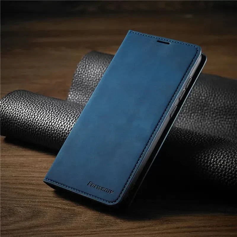 iPhone 磁吸皮革保护壳——安全闭合，全面防护
