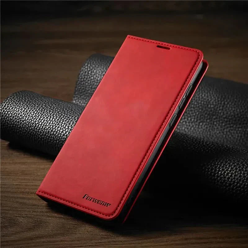 iPhone 磁吸皮革保护壳——安全闭合，全面防护