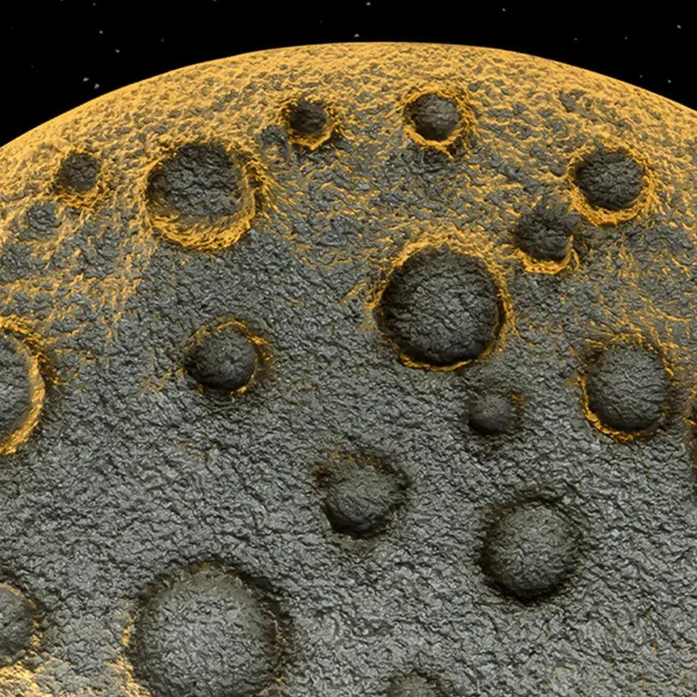 Kreative runde Mond-LED-Wandleuchte für das Wohnzimmer | livraina