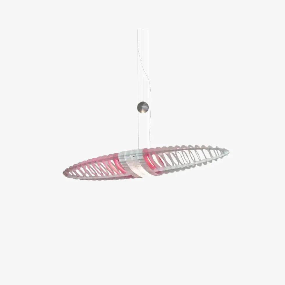 Hedendaagse glazen ruimteschip-hanglampen met ledverlichting | livraina