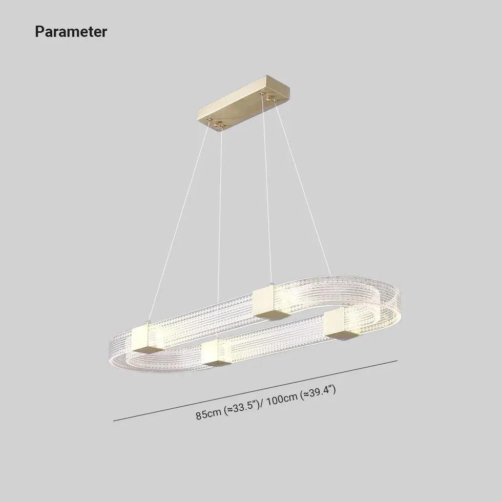 Ronde LED-hanglamp met luxe ring voor de slaapkamer | livraina