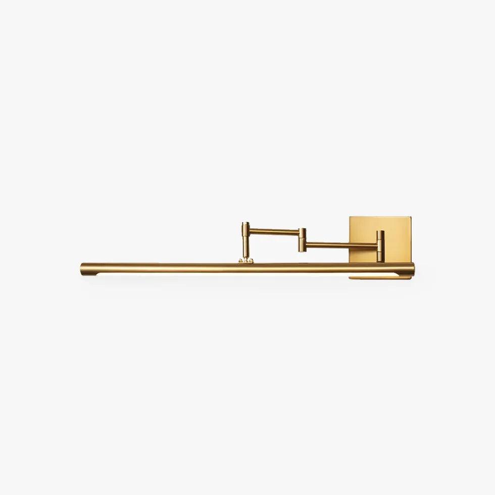 Aplique de pared LED de latón extensible para baño | livraina