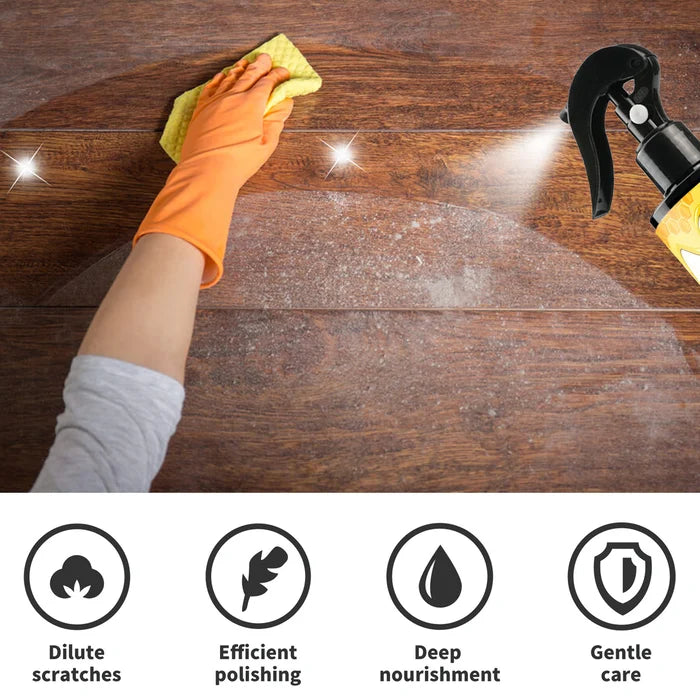 Spray per la cura delle superfici naturali con cera d'api per la manutenzione del legno | livraina