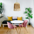 Boheme-pendellampe i hampsnor med kvastedesign | livraina