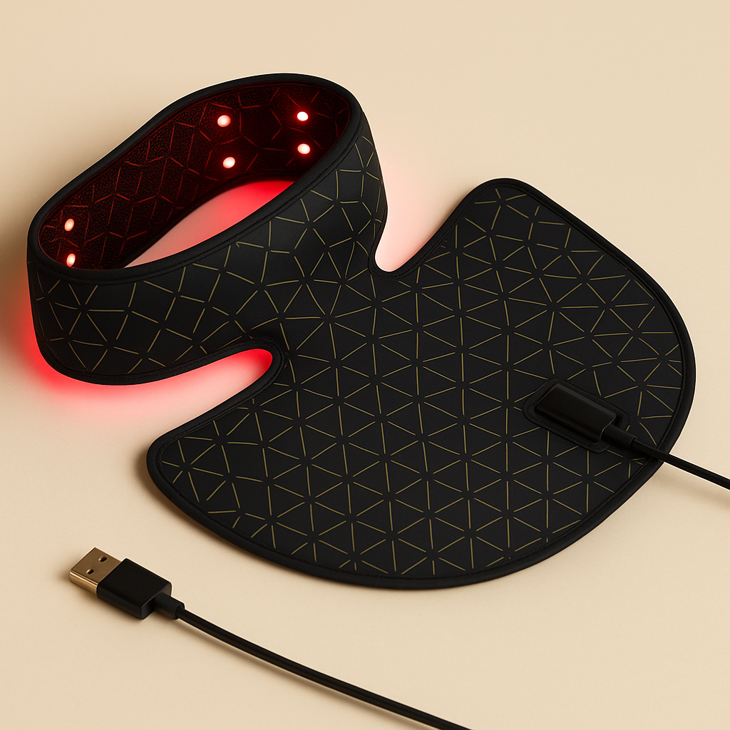 Envoltura de fototerapia con luz roja e infrarroja — cuello y pecho, 660nm/850nm