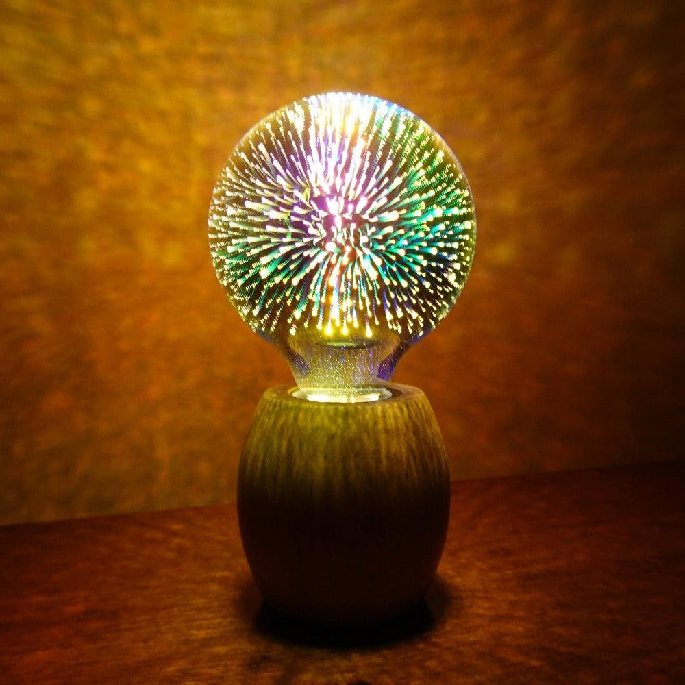 3D Fireworks Modern Crystal Table Lamp | livraina