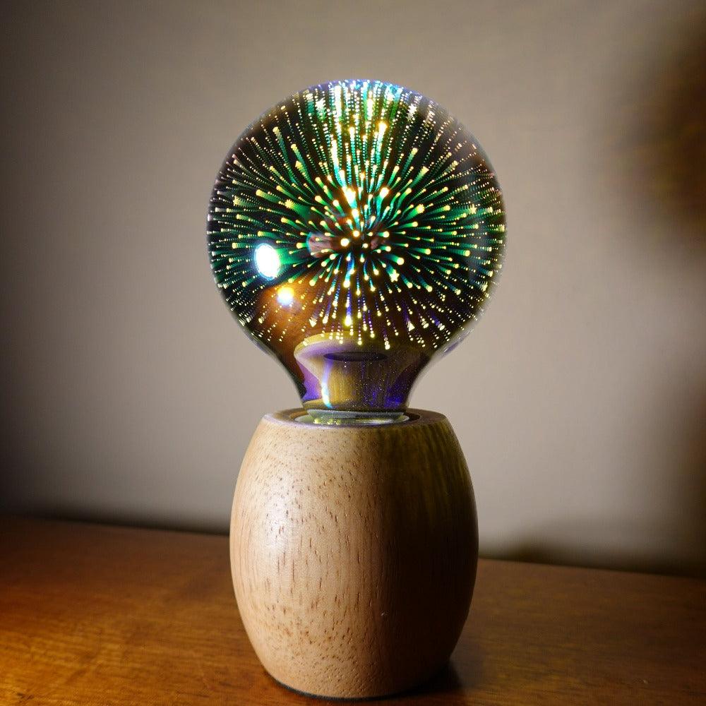 3D Fireworks Modern Crystal Table Lamp | livraina