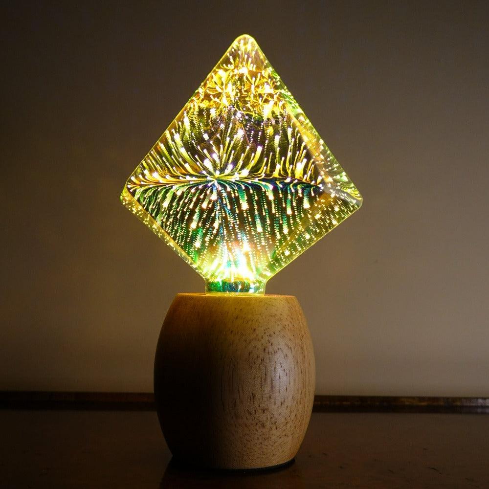 3D Fireworks Modern Crystal Table Lamp | livraina