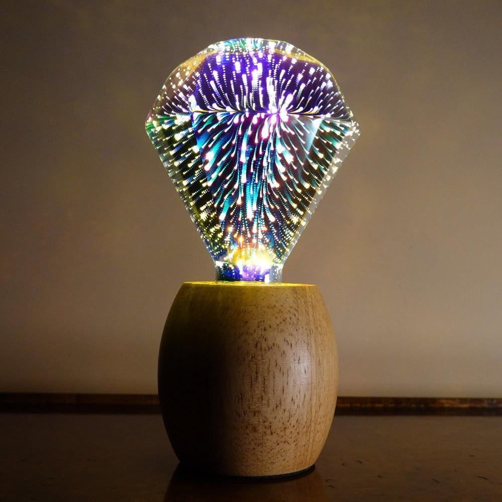 3D Fireworks Modern Crystal Table Lamp | livraina