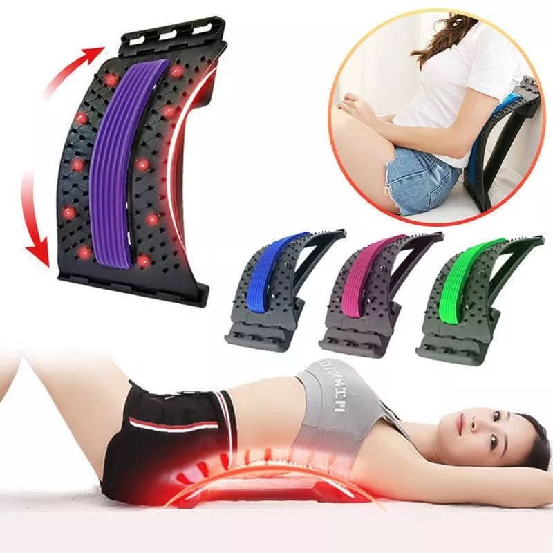 ممدد الظهر المريح SpineEase — دعم الوضعية وتدليك