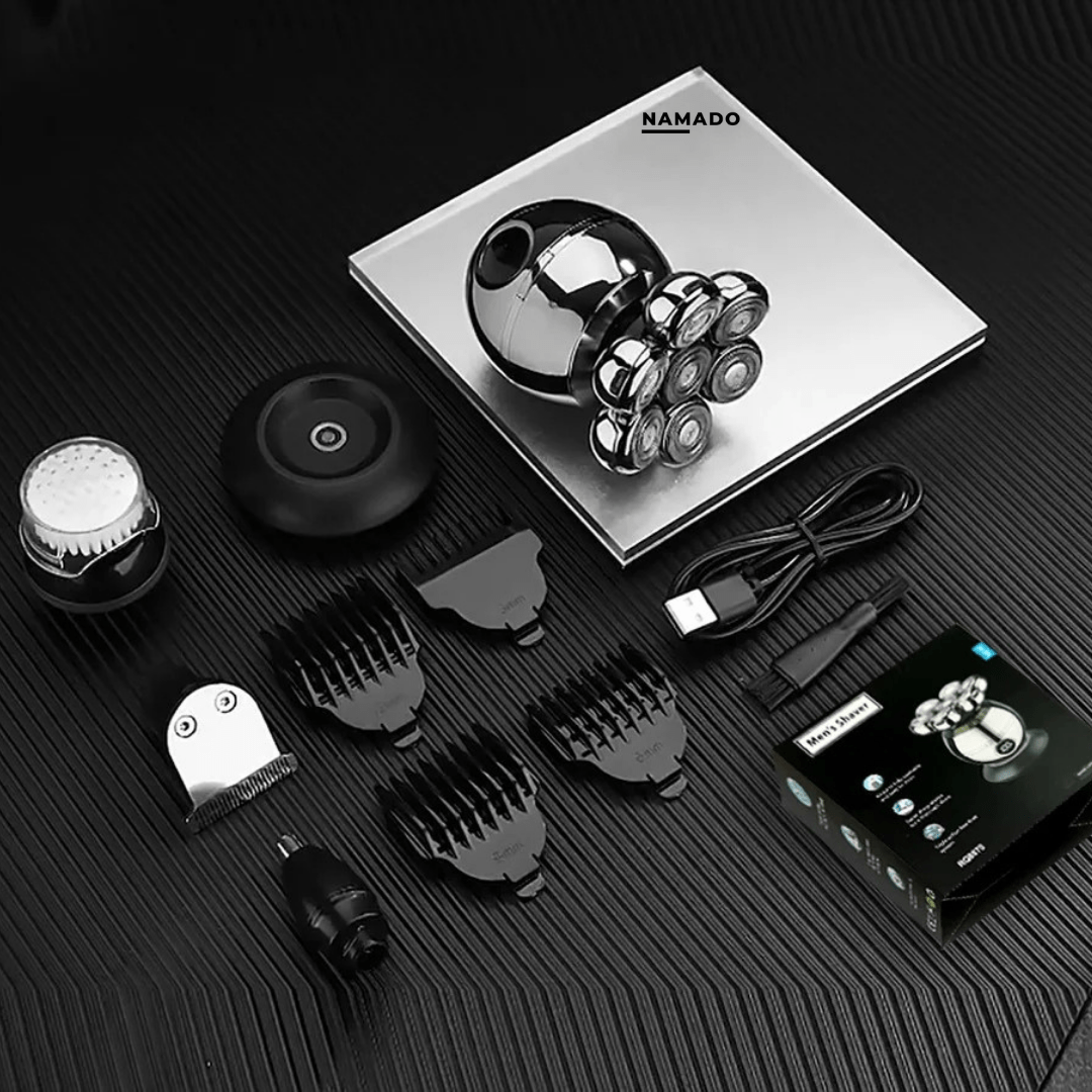 מכונת גילוח חשמלית NovaShave Pro 7D — גילוח חלק ללא גירויים