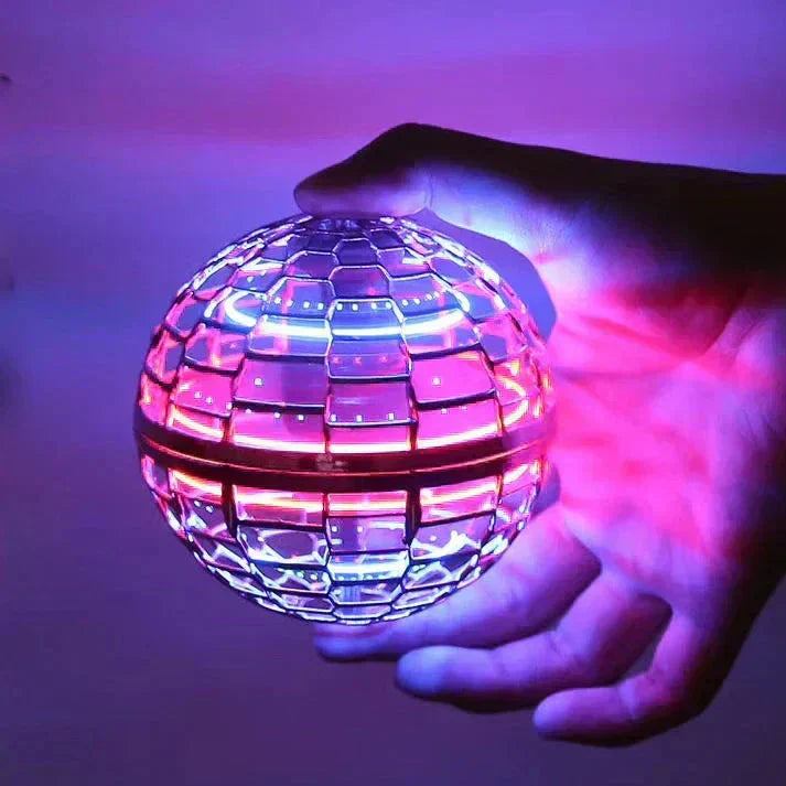 Vortex Orb Pelota voladora — boomerang giroscópico RGB recargable por USB