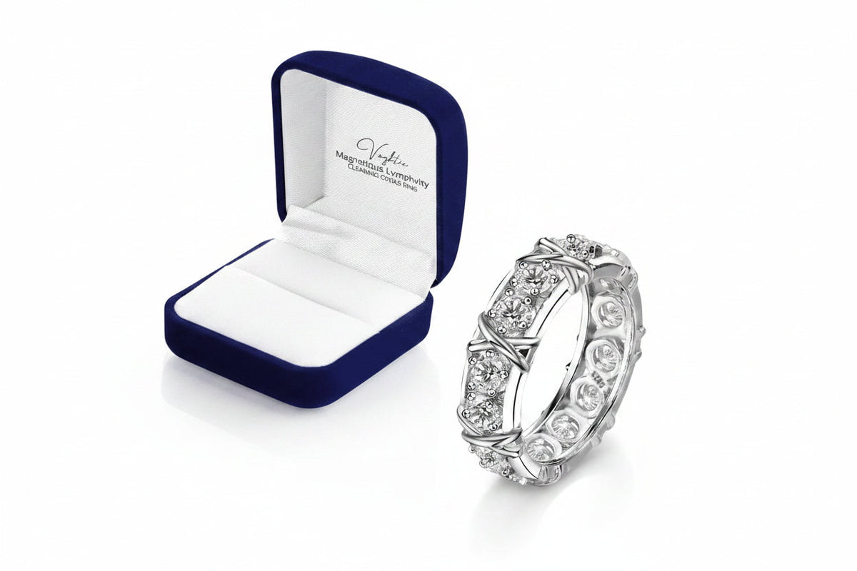 Anillo magnético minimalista para el bienestar — Banda delgada y ultraligera de ajuste cómodo