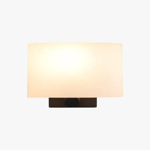 American Style Glass Shade Over Bed Wall Light | livraina