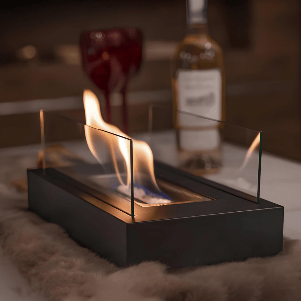 EmberNova Bioethanol Table Fireplace — Smoke-Free Real Flame