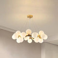 Moderner Glasglobus-Kronleuchter für das Esszimmer | livraina