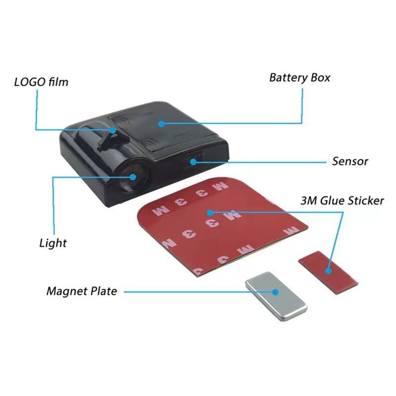 LumaDoor LED Car Door Logo Projector — Wireless Entry Light Display