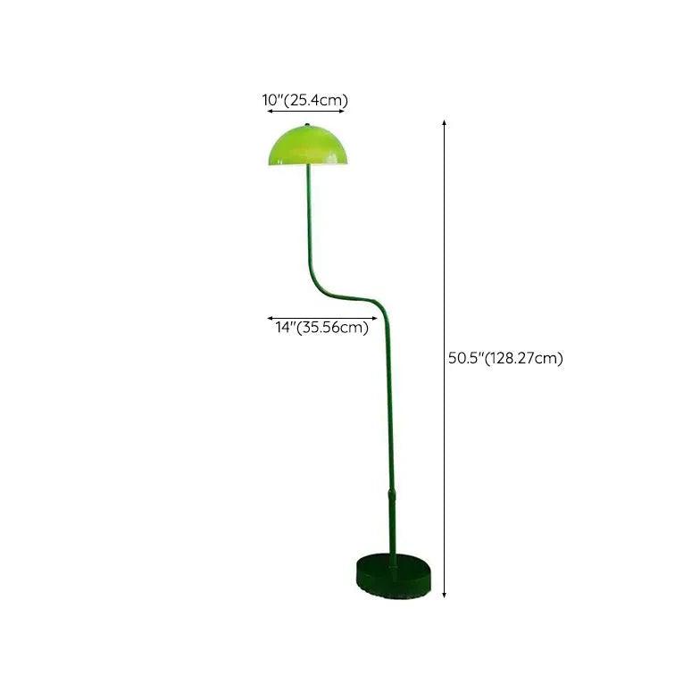 Klassisk moderne halvkugleformet gulvlampe til spisestuen | livraina