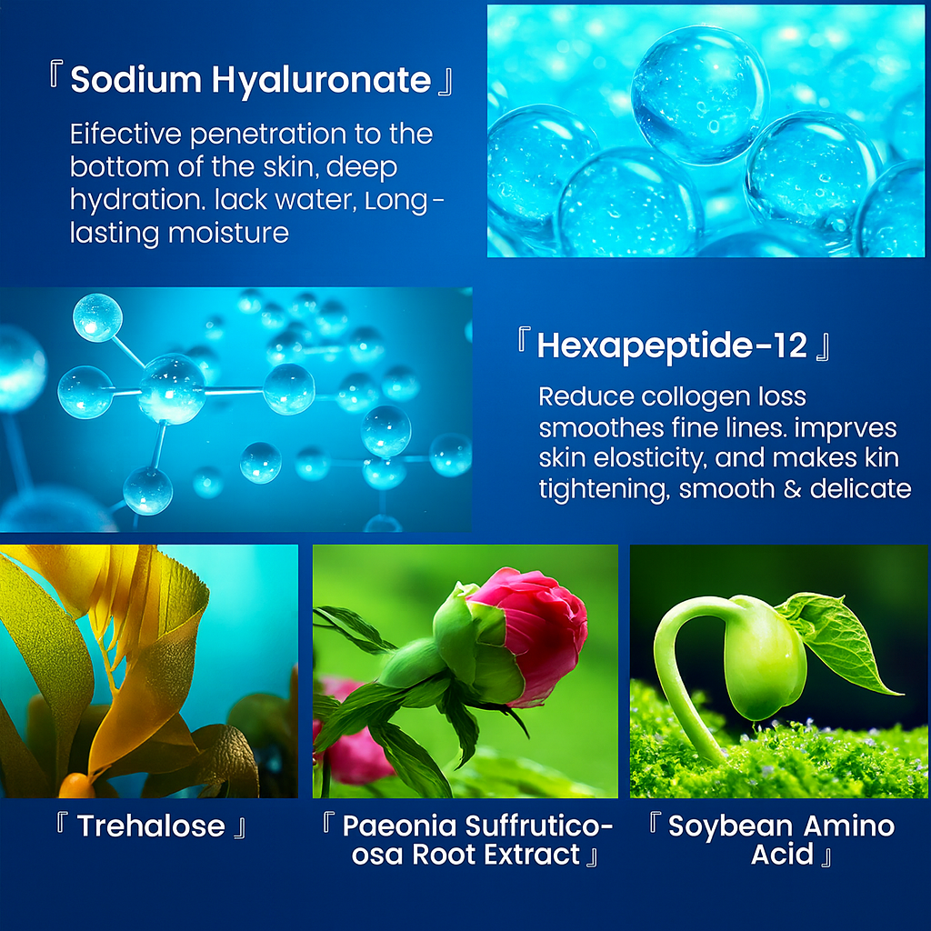 Sérum s kyselinou hyaluronovou 6D — intenzivní hydratace, proti stárnutí a zpevnění