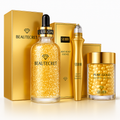 Gilded Glow 烟酰胺护肤套装 — 精华液和黑眼圈淡化霜