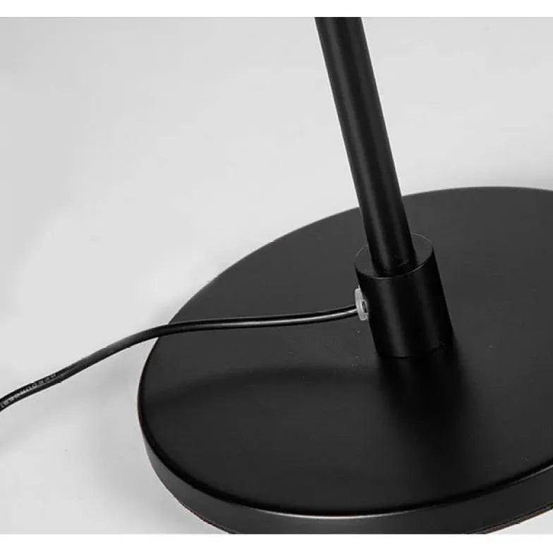 Moderne glassbordlampe med sopplook til soverom | livraina
