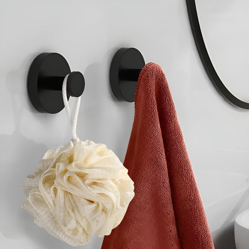 No-Drill Towel Hooks - Suction Cup Holders for Your Bathroom | livraina