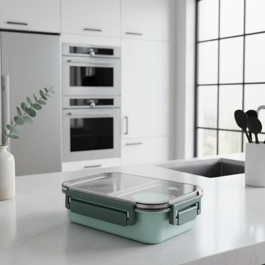 Contenitore termico per pasti AeroKeeps — Isolamento a doppia parete, coperchio a prova di perdite, design compatto e leggero