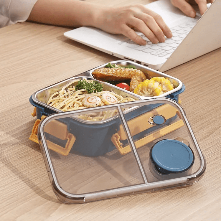 Contenitore termico per pasti AeroKeeps — Isolamento a doppia parete, coperchio a prova di perdite, design compatto e leggero