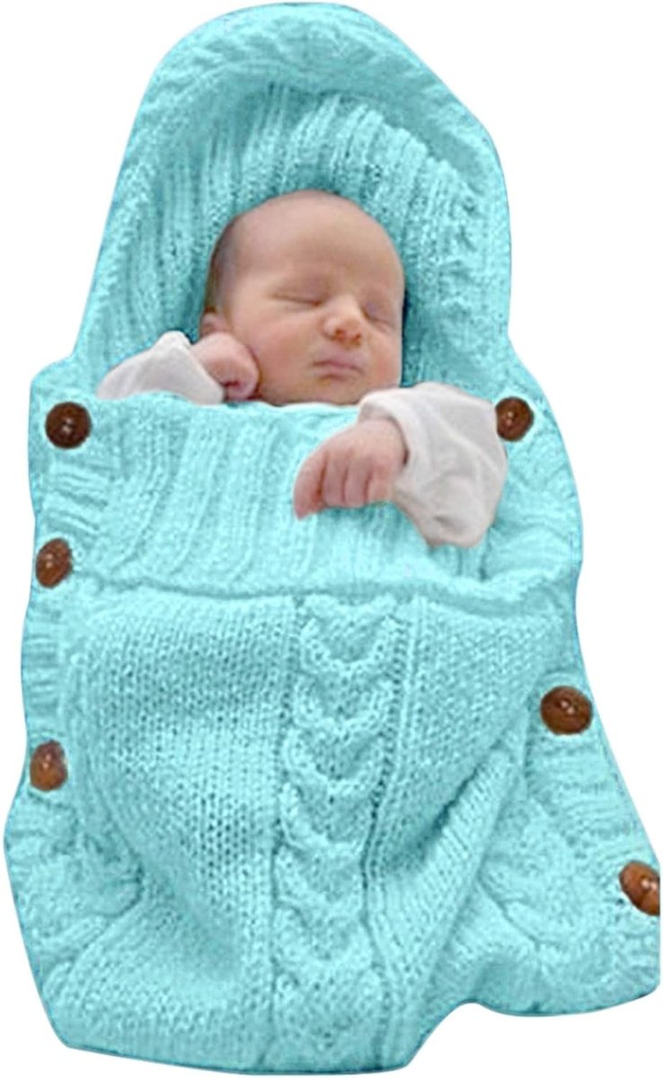 CozyNest bézs újszülött-babapólya — puha hálózsák
