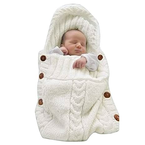CozyNest bézs újszülött-babapólya — puha hálózsák