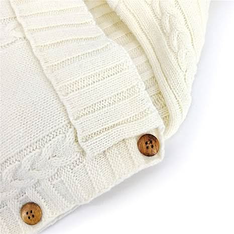 CozyNest bézs újszülött-babapólya — puha hálózsák