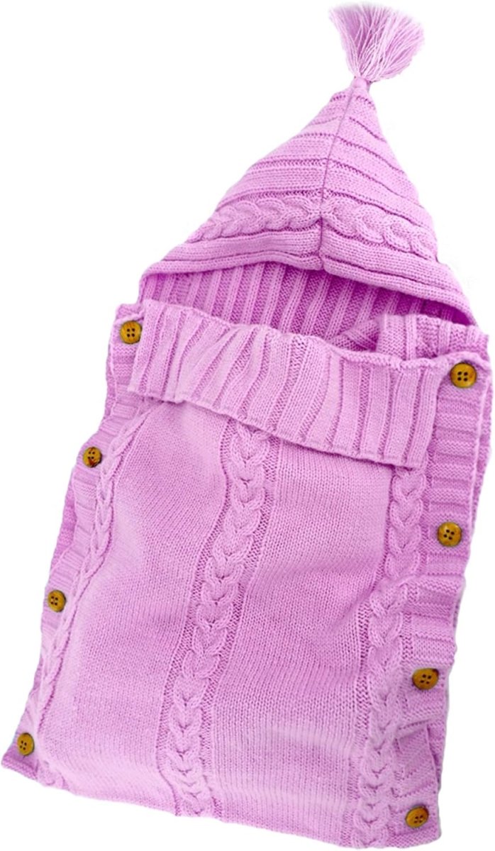 CozyNest bézs újszülött-babapólya — puha hálózsák