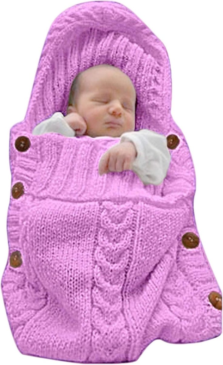 CozyNest bézs újszülött-babapólya — puha hálózsák