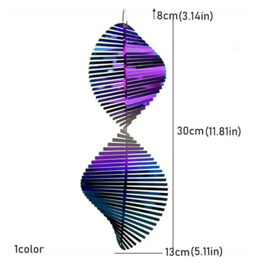 Zephyr Spin kinetische tuindraaier — roterende tuindecoratie