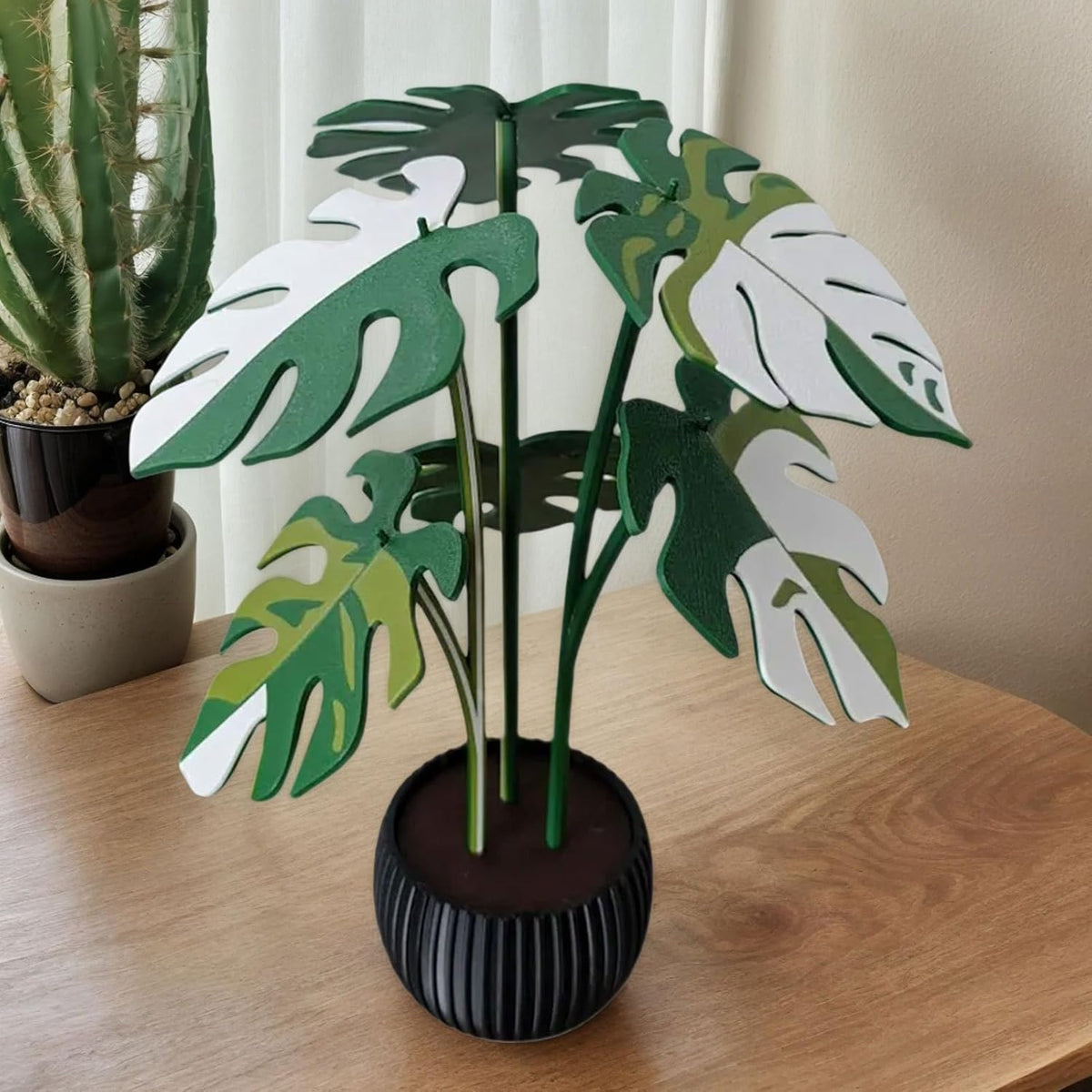Monstera leveles poháralátét – kettős funkciójú dekoráció és felületvédő | livraina