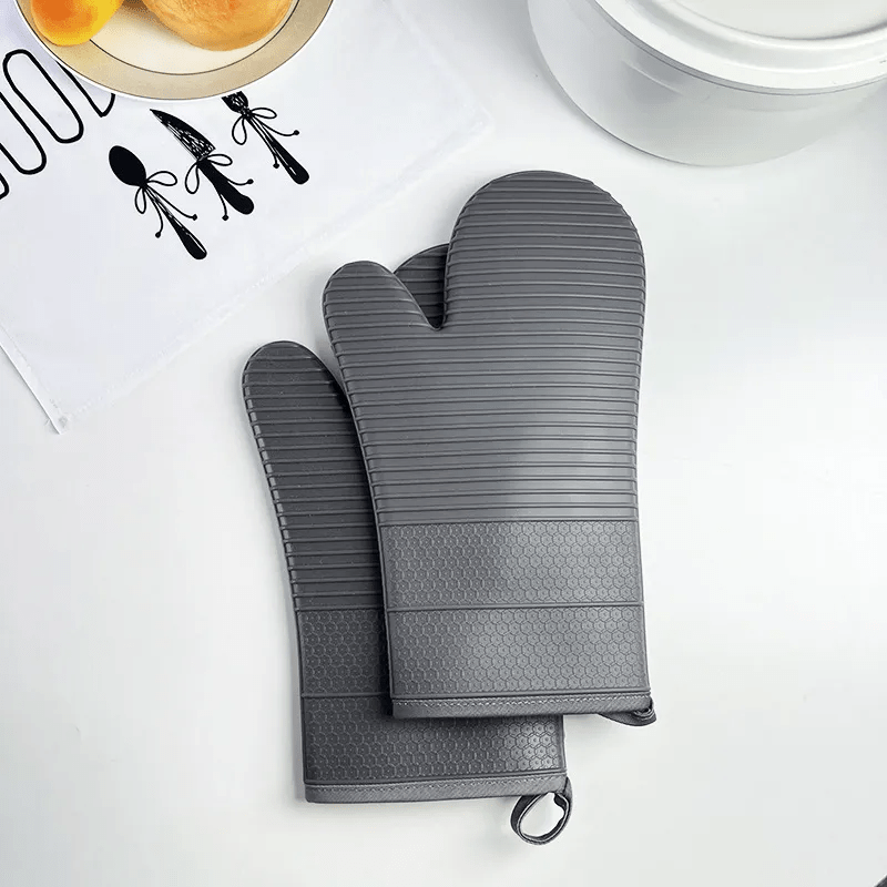 TempGuard Pro Silikon-Ofenhandschuhe – rutschfester Hitzeschutz