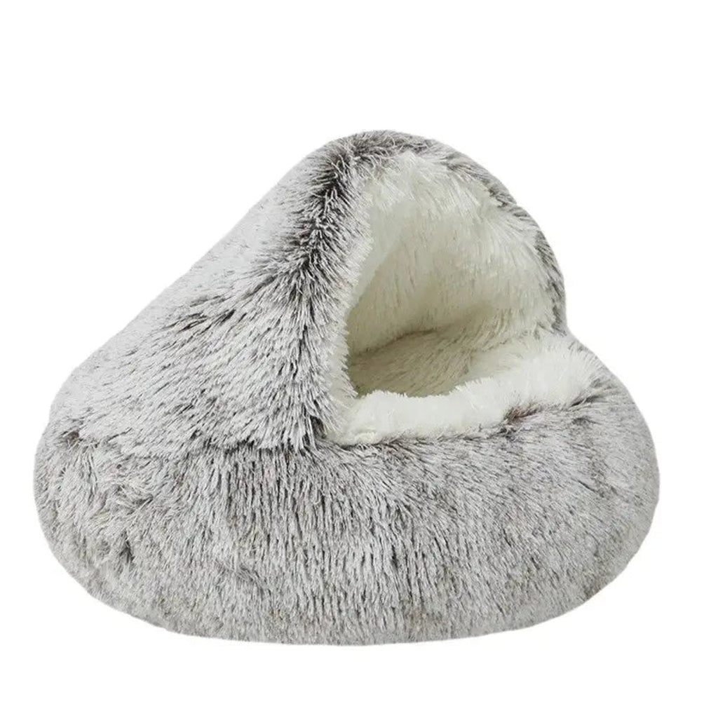 Gemütliches rundes Hundebett — Geschlossenes rundes Design